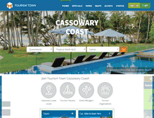 Tablet Screenshot of mission-beach-australia.com